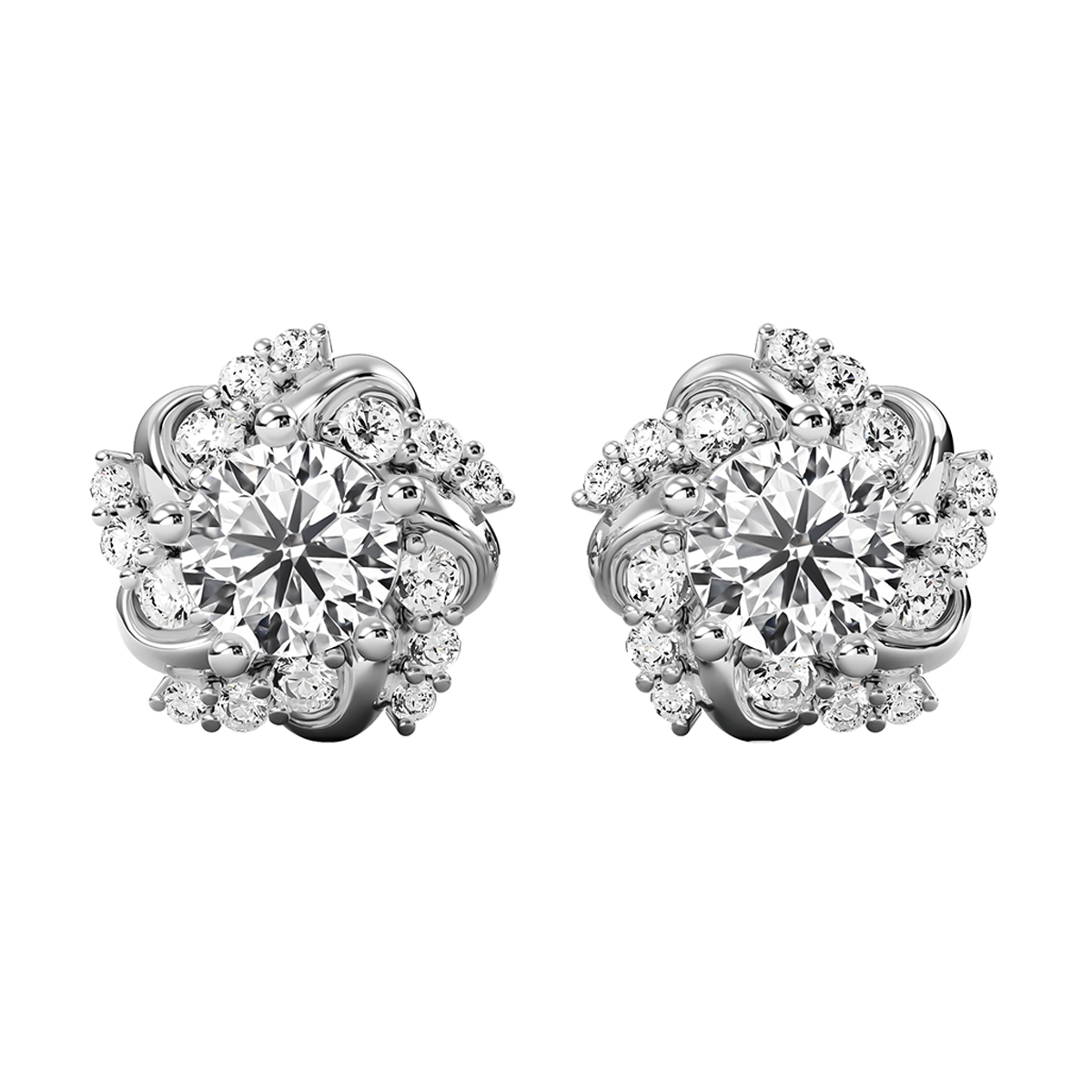 Bông tai KIM CƯƠNG NỮ 18k